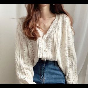 knit cardigan